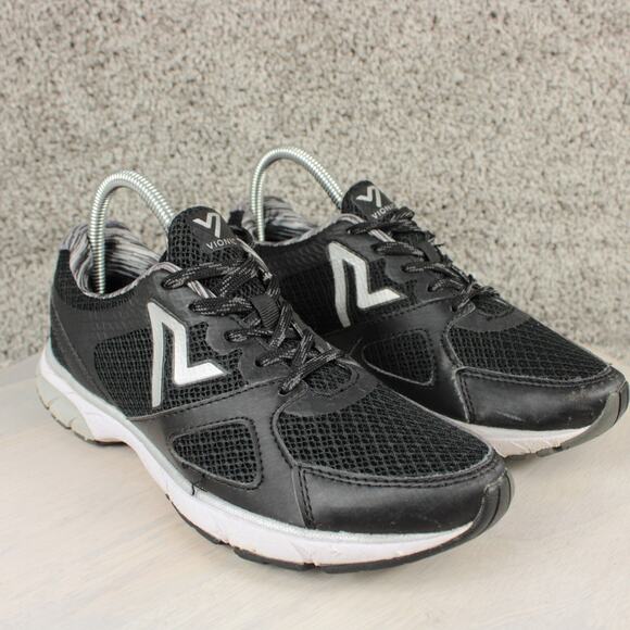 Vionic Athletic Sneakers Lace Up Comfort Womens 8 Black Gray Mesh - Picture 2 of 12